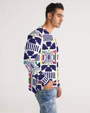 Load image into Gallery viewer, 3D Jeweled Flag Men&#39;s Long Sleeve Tee
