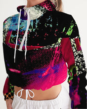 Load image into Gallery viewer, Static Electricity Women&#39;s Cropped Windbreaker
