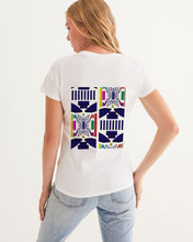 Load image into Gallery viewer, 3D Jeweled Flag Women&#39;s Graphic Tee
