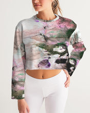Load image into Gallery viewer, Chalkwater Crush Women&#39;s Cropped Sweatshirt
