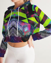 Load image into Gallery viewer, GALAXY GEO URBAN Women&#39;s Cropped Hoodie
