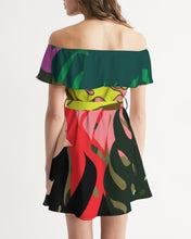 Load image into Gallery viewer, MONSTERA Women&#39;s Off-Shoulder Dress
