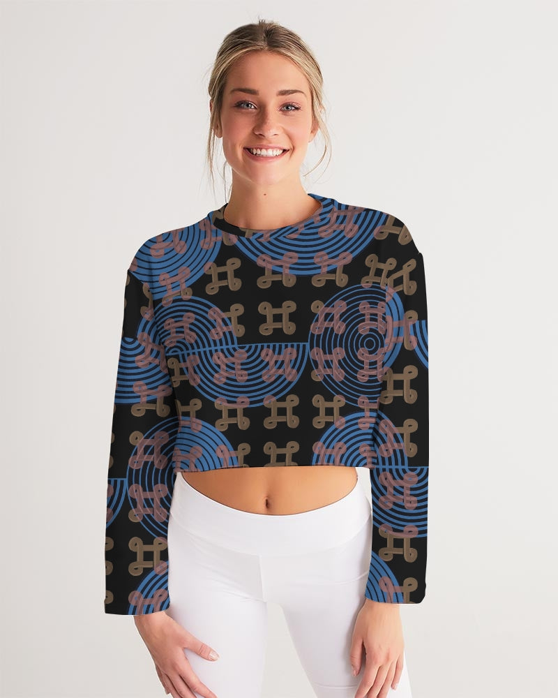 Continuous Peace Women's Cropped Sweatshirt