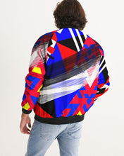 Load image into Gallery viewer, 80s Diamond Primary Paint Swipe Men&#39;s Bomber Jacket
