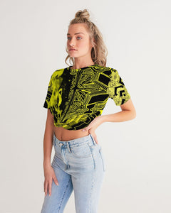 NOMELLOW MANJANO Women's Twist-Front Cropped Tee