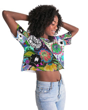 Load image into Gallery viewer, whole LOTTA flowers DOUBLE TAKE Women&#39;s Lounge Cropped Tee
