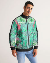 Load image into Gallery viewer, painters table 2 Men&#39;s Stripe-Sleeve Track Jacket

