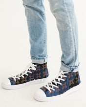 Load image into Gallery viewer, Continuous Peace Men&#39;s Hightop Canvas Shoe
