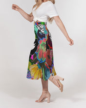 Load image into Gallery viewer, whole LOTTA flowers DOUBLE TAKE Women&#39;s A-Line Midi Skirt
