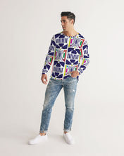 Load image into Gallery viewer, 3D Jeweled Flag Men&#39;s Long Sleeve Tee
