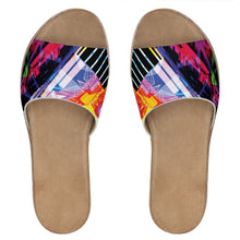 Load image into Gallery viewer, urbanAztec Womens Leather Sliders
