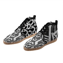 Load image into Gallery viewer, Black &amp; White Combo 1 :: Hi Top Espadrilles
