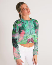 Load image into Gallery viewer, painters table 2 Women&#39;s Cropped Sweatshirt
