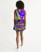 Load image into Gallery viewer, PURPLE-ATED FUNKARA Women&#39;s Scoop Neck Skater Dress
