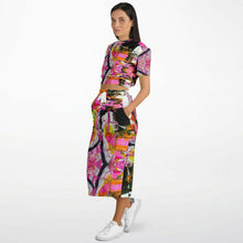 Load image into Gallery viewer, Womens POUR PARTY Athletic Maxi Skirt + Crop Set
