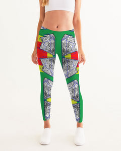 FUNKARA POLYGON CLOTH 1 Women's Yoga Pants