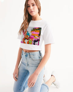 POUR PARTY Women's Cropped Tee