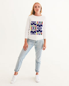 3D Jeweled Flag Women's Graphic Sweatshirt