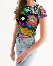 Load image into Gallery viewer, whole LOTTA flowers DOUBLE TAKE Women&#39;s Tee
