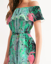 Load image into Gallery viewer, painters table 2 Women&#39;s Off-Shoulder Dress
