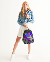 Load image into Gallery viewer, PURPLE-ATED FUNKARA Small Canvas Backpack
