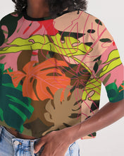 Load image into Gallery viewer, MONSTERA Women&#39;s Lounge Cropped Tee

