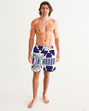 Load image into Gallery viewer, 3D Jeweled Flag Men&#39;s Swim Trunk
