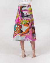 Load image into Gallery viewer, POUR PARTY Women&#39;s A-Line Midi Skirt
