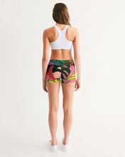 Load image into Gallery viewer, MONSTERA Women&#39;s Mid-Rise Yoga Shorts
