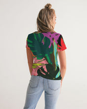 Load image into Gallery viewer, MONSTERA Women&#39;s V-Neck Tee
