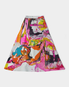 POUR PARTY Women's A-Line Midi Skirt