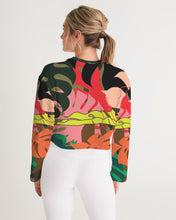 Load image into Gallery viewer, MONSTERA Women&#39;s Cropped Sweatshirt
