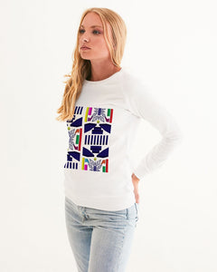 3D Jeweled Flag Women's Graphic Sweatshirt