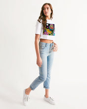 Load image into Gallery viewer, whole LOTTA flowers DOUBLE TAKE Women&#39;s Cropped Tee
