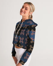 Load image into Gallery viewer, Continuous Peace Women&#39;s Cropped Hoodie
