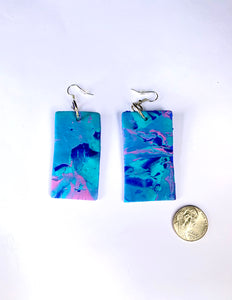 Cotton Candied Clay Earrings