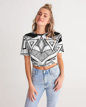 Load image into Gallery viewer, Craglines Shift Women&#39;s Twist-Front Cropped Tee
