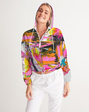 Load image into Gallery viewer, POUR PARTY Women&#39;s Cropped Windbreaker
