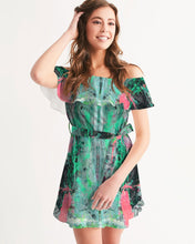 Load image into Gallery viewer, painters table 2 Women&#39;s Off-Shoulder Dress
