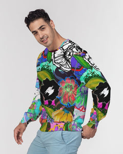 whole LOTTA flowers DOUBLE TAKE Men's Classic French Terry Crewneck Pullover