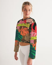 Load image into Gallery viewer, MONSTERA Women&#39;s Cropped Sweatshirt
