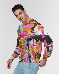 POUR PARTY Men's Classic French Terry Crewneck Pullover