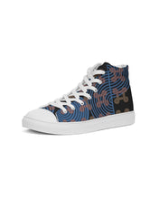 Load image into Gallery viewer, Continuous Peace Women&#39;s Hightop Canvas Shoe

