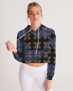 Continuous Peace Women's Cropped Hoodie