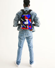 Load image into Gallery viewer, 80s Diamond half Small Canvas Backpack
