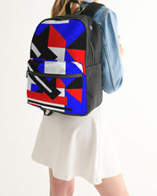 Load image into Gallery viewer, 80s Diamond half Small Canvas Backpack
