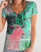 Load image into Gallery viewer, painters table 2 Women&#39;s V-Neck Tee
