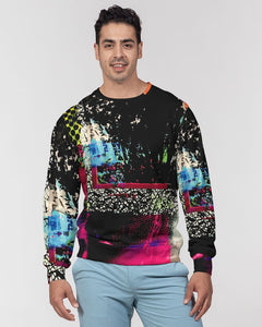 Static Electricity Men's Classic French Terry Crewneck Pullover