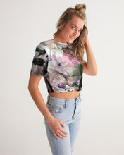 Load image into Gallery viewer, Chalkwater Crush Women&#39;s Twist-Front Cropped Tee
