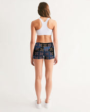 Load image into Gallery viewer, Continuous Peace Women&#39;s Mid-Rise Yoga Shorts
